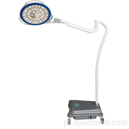 Luz cirúrgica led móvel redondo lâmpada OT móvel